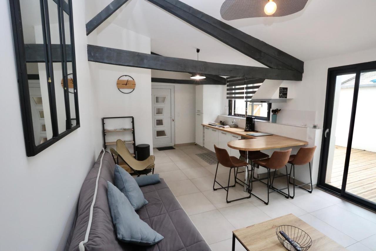 Ferienwohnung L'Atelier Et Sa Terrasse Pontivy Exterior foto